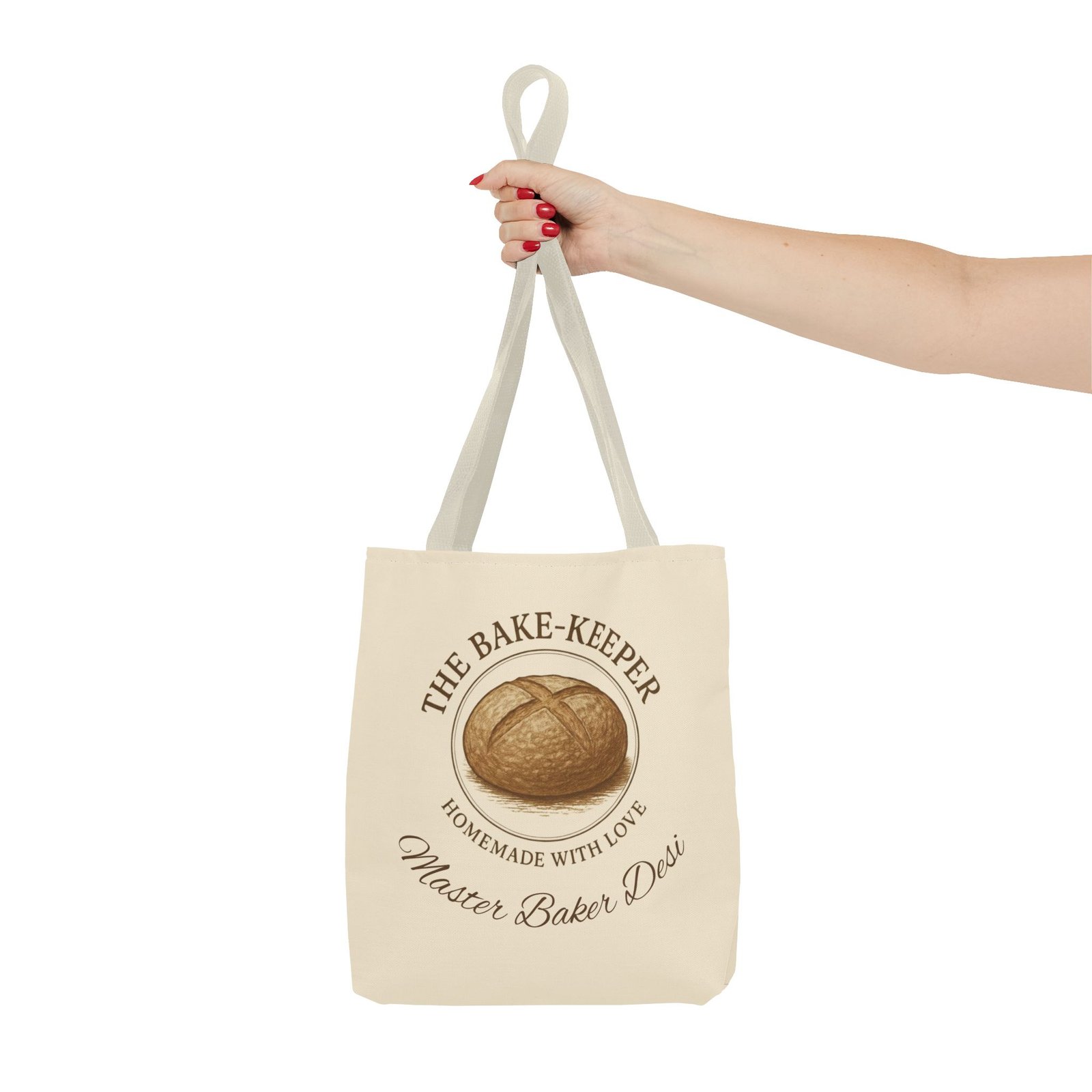 Personalized Tote — "The Bake-Keeper" Homemade Bread Tote Bag - Image 3