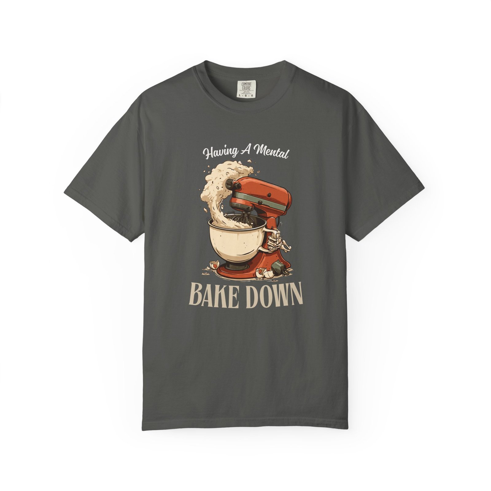 Having A Mental Bake Down Shirt, Funny Halloween Baking Tee, Skeleton Stand Mixer Shirt, Fall Baking Sweatshirt, Gift for Baker - Image 9