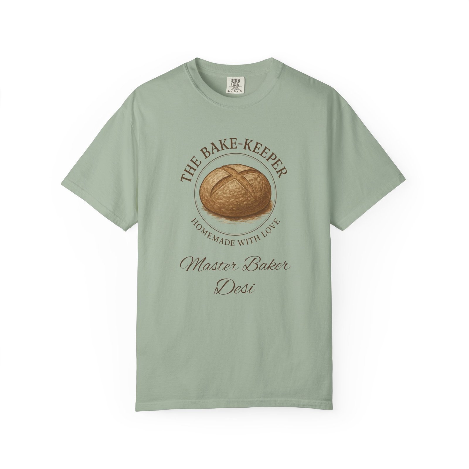 The Bake-Keeper Personalized T-Shirt — ‘Homemade With Love’ Artisan Bread Baker Tee - Image 9