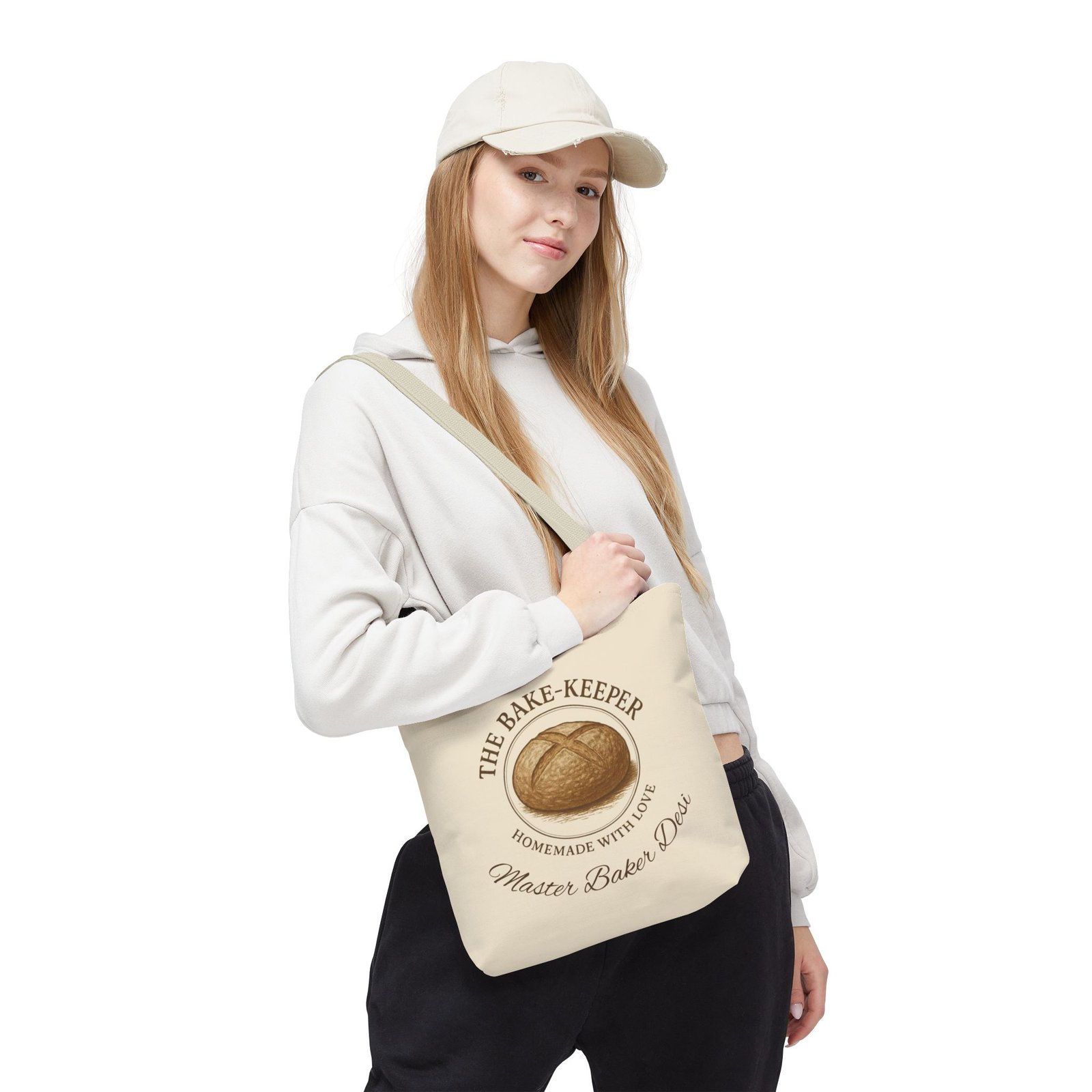 Personalized Tote — "The Bake-Keeper" Homemade Bread Tote Bag - Image 2