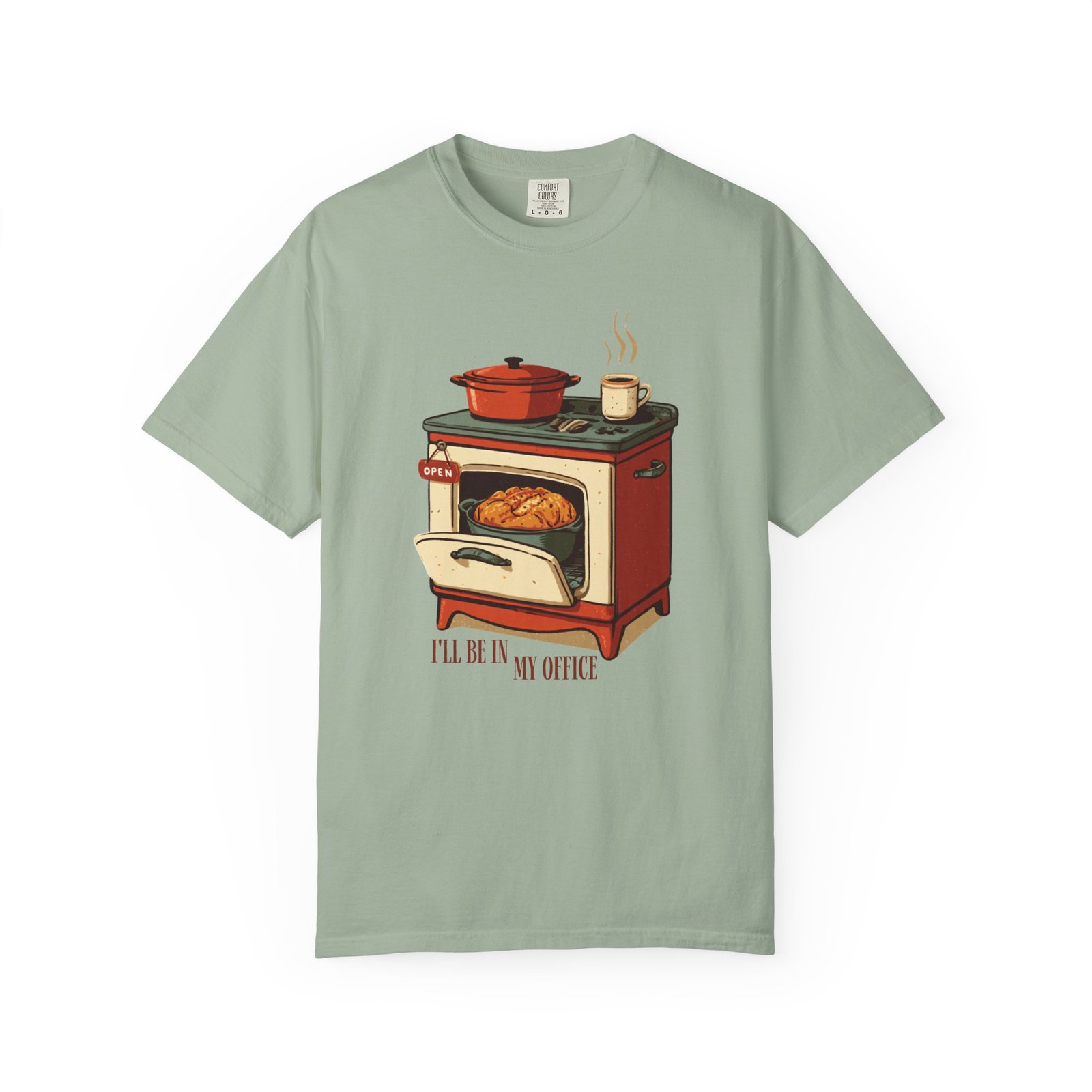 I'll Be In My Office Baking Shirt, Funny Baker Tee, Vintage Oven Kitchen Shirt, Gift for Baker Mom, Bread Baking Sweatshirt - Image 6