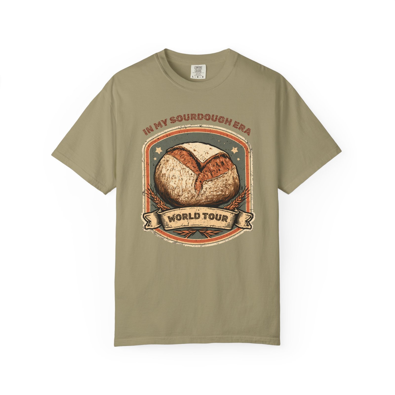 In My Sourdough Era Shirt, Vintage World Tour Bread Tee, Retro Concert Style Sourdough Shirt, Baker Gift, Feed Stretch Fold Proof Bake - Image 7