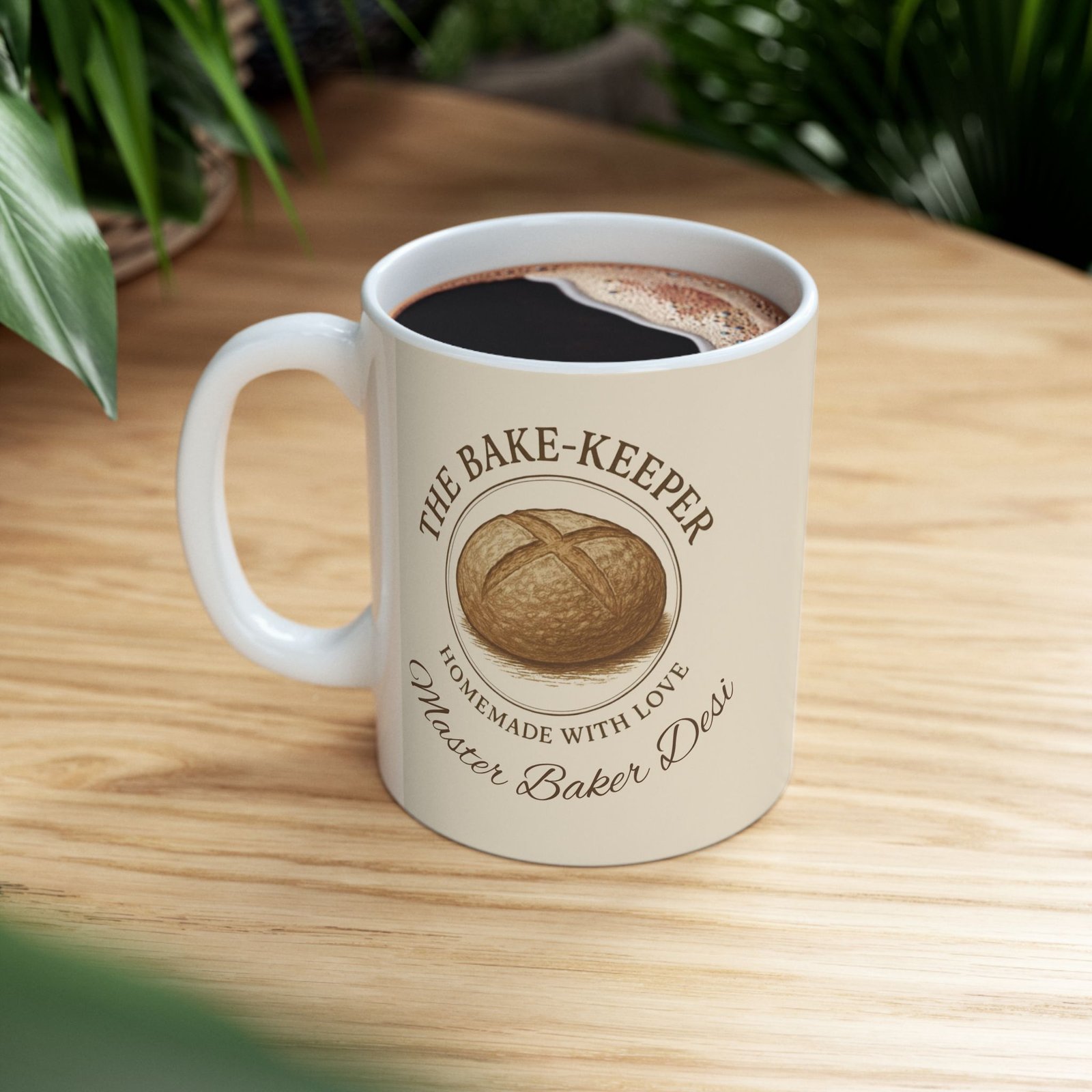 Personalized Mug – “The Bake-Keeper” Ceramic Coffee Cup (11oz/15oz) - Image 5