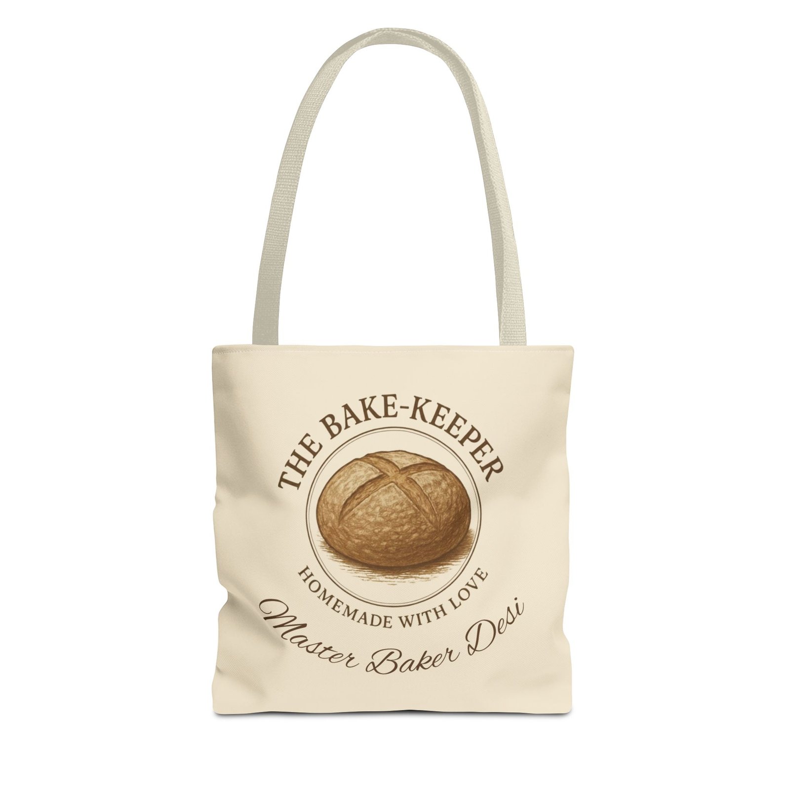 Personalized Tote — "The Bake-Keeper" Homemade Bread Tote Bag