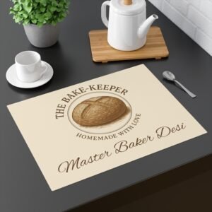 Placemat - The Bake-Keeper "Homemade With Love" Personalized Master Baker Design