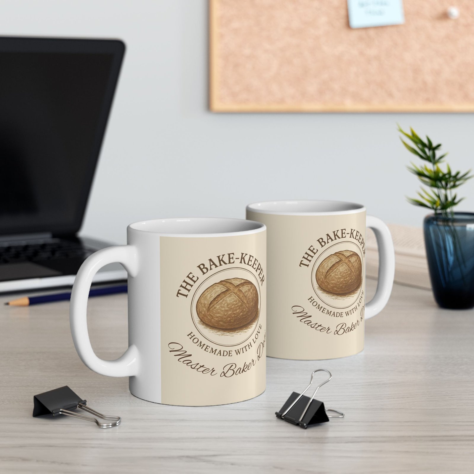 Personalized Mug – “The Bake-Keeper” Ceramic Coffee Cup (11oz/15oz) - Image 6