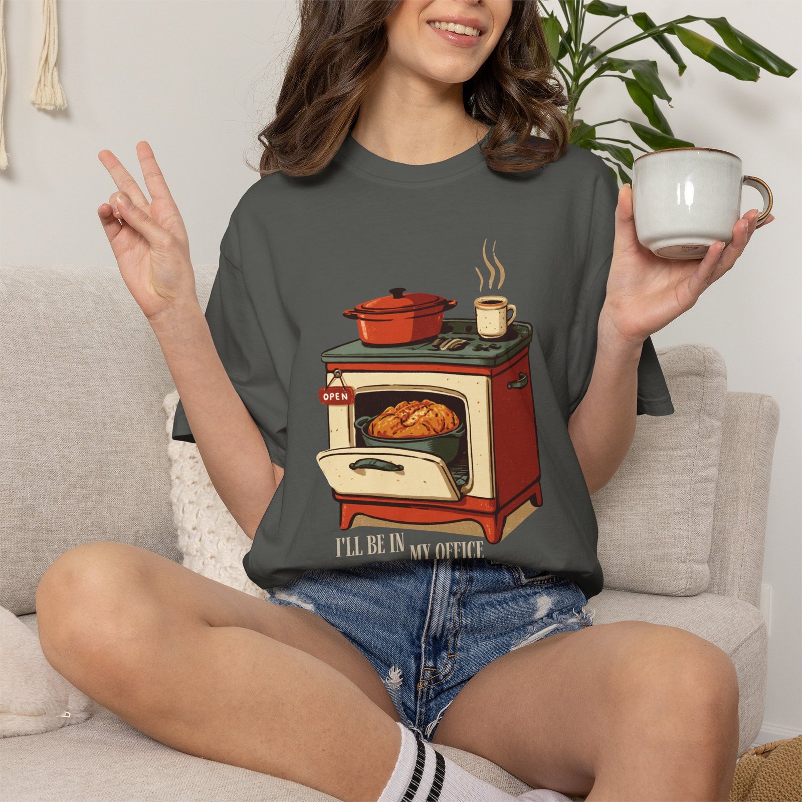 I'll Be In My Office Baking Shirt, Funny Baker Tee, Vintage Oven Kitchen Shirt, Gift for Baker Mom, Bread Baking Sweatshirt - Image 10