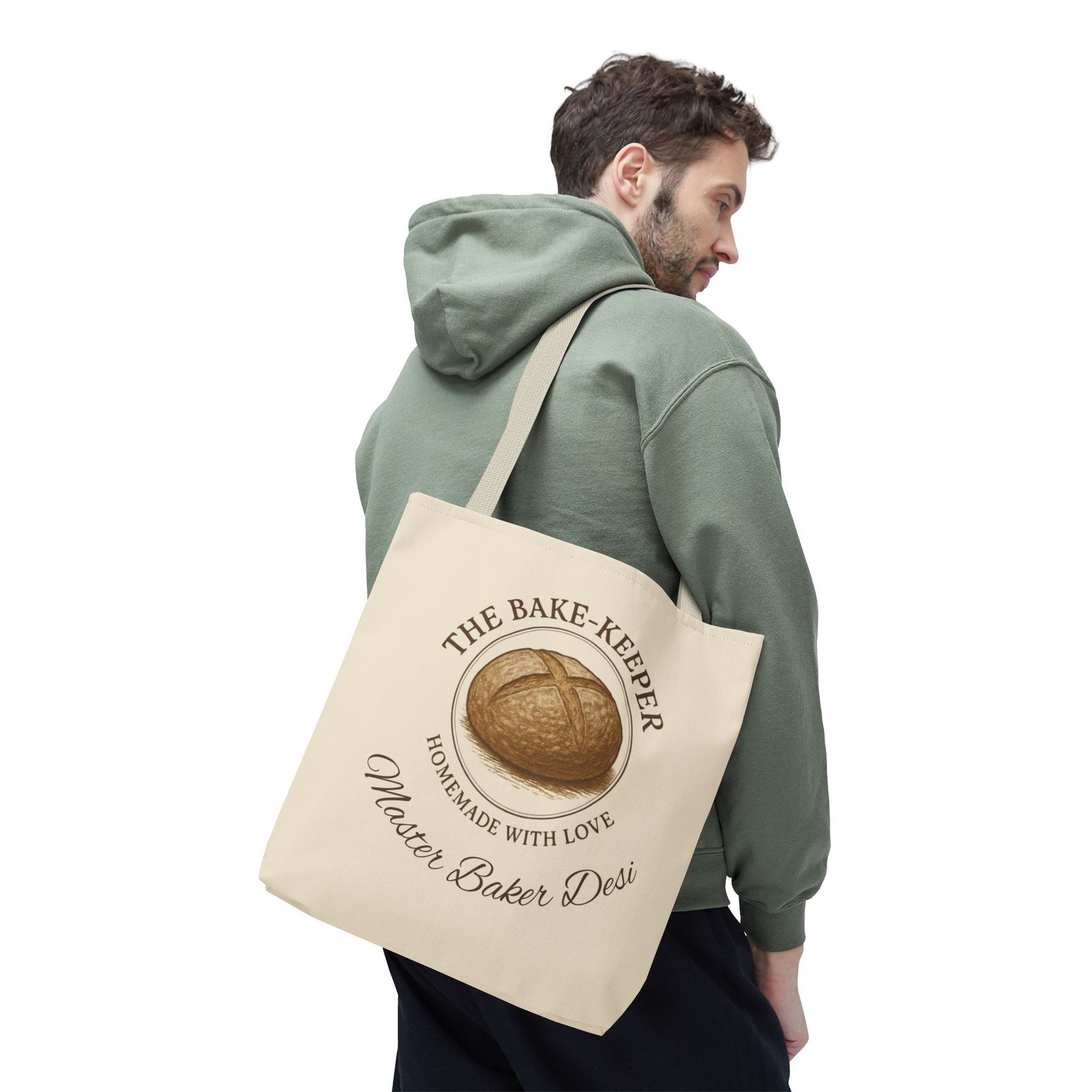 Personalized Tote — "The Bake-Keeper" Homemade Bread Tote Bag - Image 6