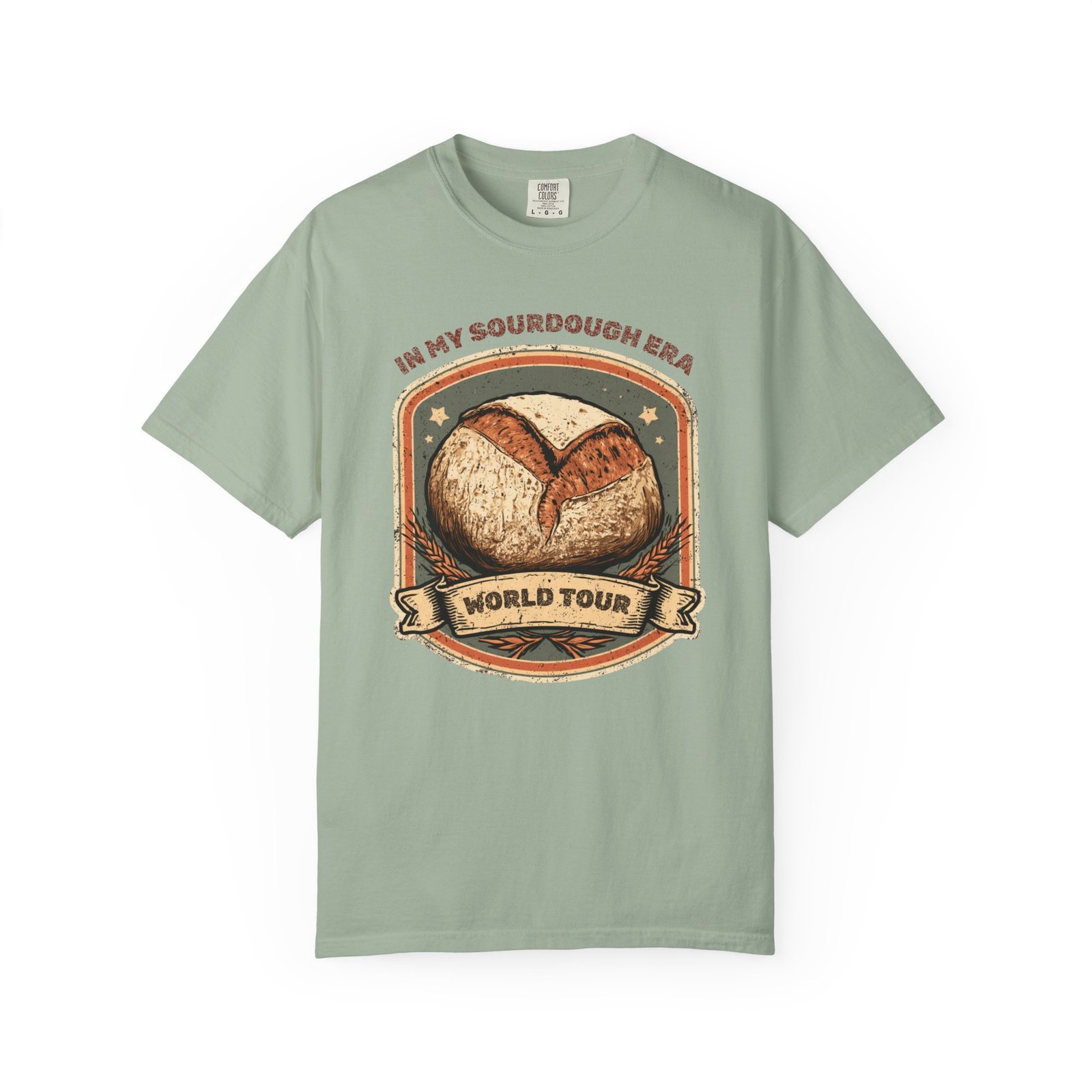 In My Sourdough Era Shirt, Vintage World Tour Bread Tee, Retro Concert Style Sourdough Shirt, Baker Gift, Feed Stretch Fold Proof Bake - Image 9