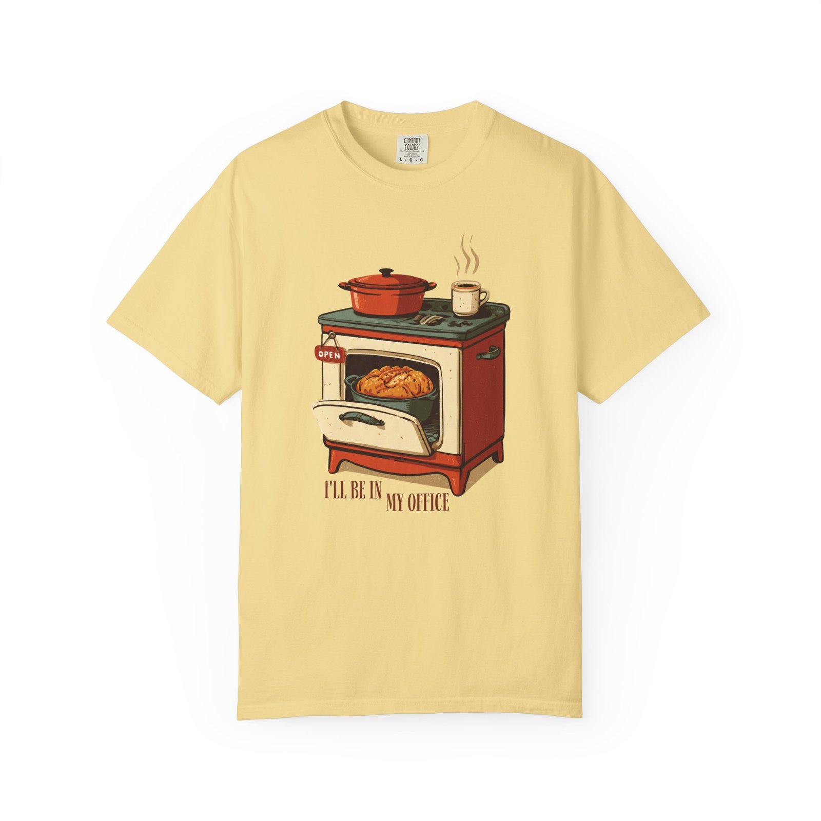 I'll Be In My Office Baking Shirt, Funny Baker Tee, Vintage Oven Kitchen Shirt, Gift for Baker Mom, Bread Baking Sweatshirt - Image 5