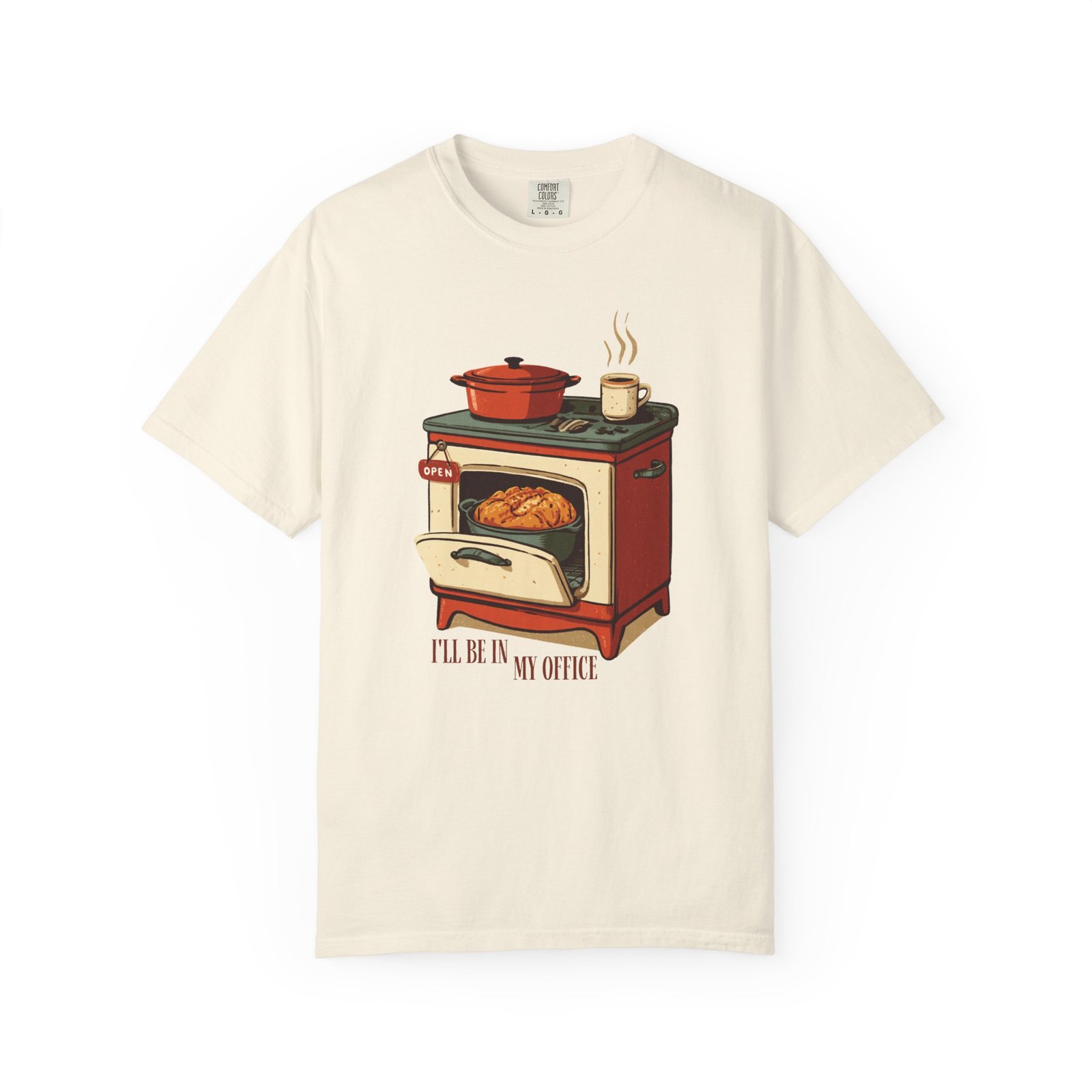 I'll Be In My Office Baking Shirt, Funny Baker Tee, Vintage Oven Kitchen Shirt, Gift for Baker Mom, Bread Baking Sweatshirt