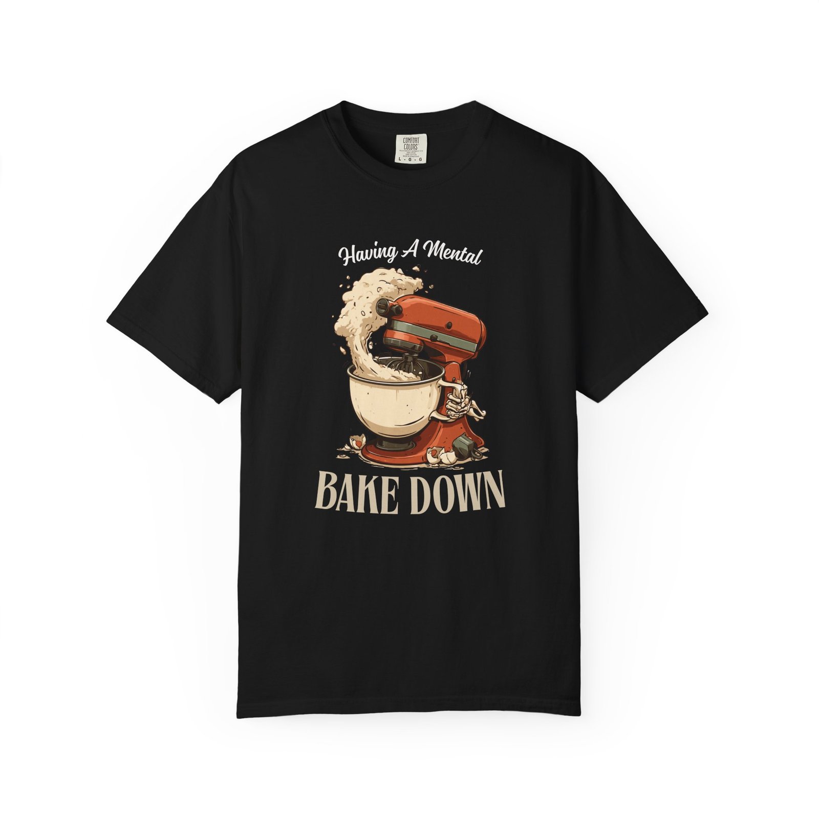 Having A Mental Bake Down Shirt, Funny Halloween Baking Tee, Skeleton Stand Mixer Shirt, Fall Baking Sweatshirt, Gift for Baker - Image 11