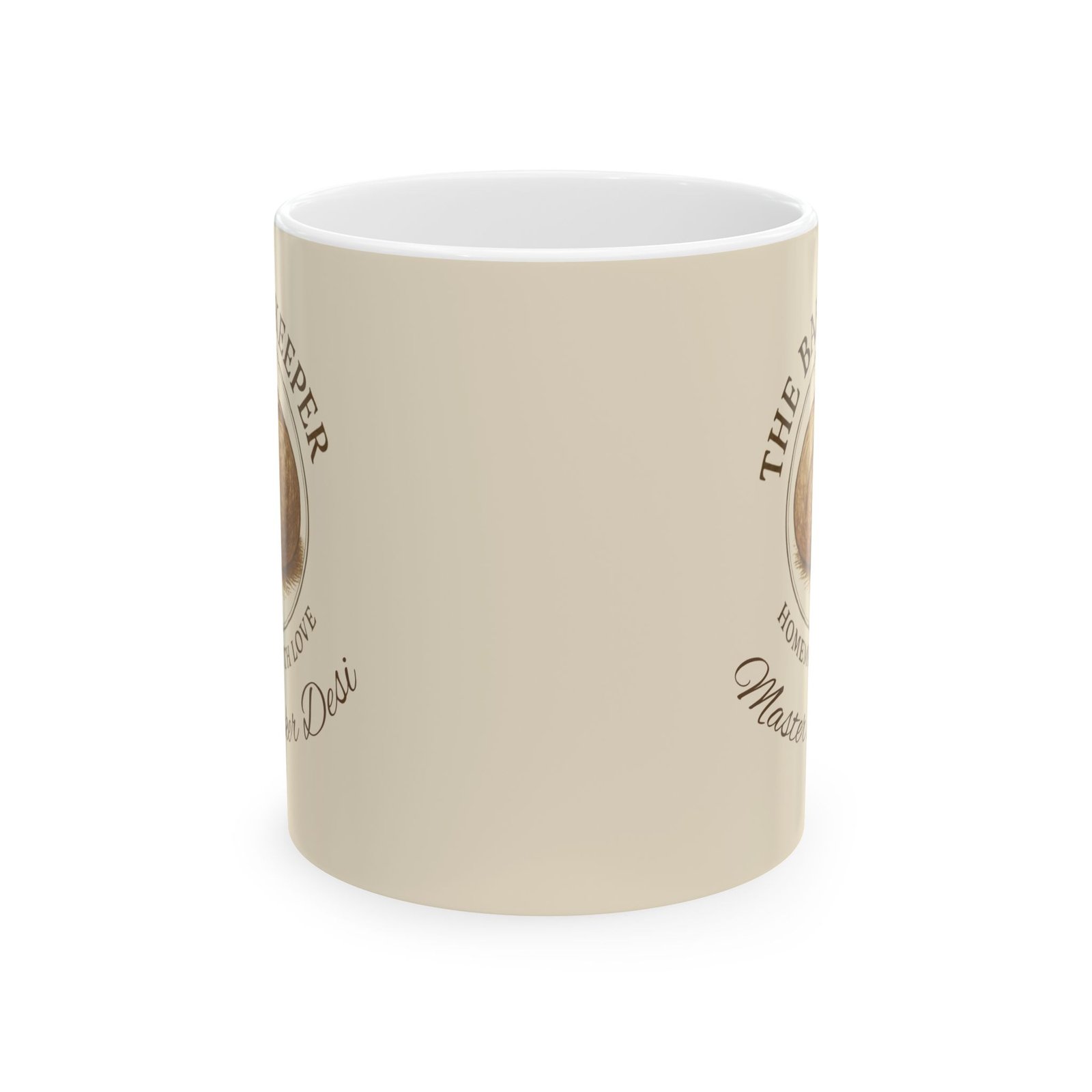 Personalized Mug – “The Bake-Keeper” Ceramic Coffee Cup (11oz/15oz) - Image 4
