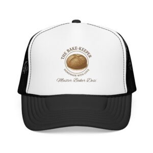 Baker Lover Personalized Trucker Hat — "The Bake-Keeper" Artisan Bread Logo Cap