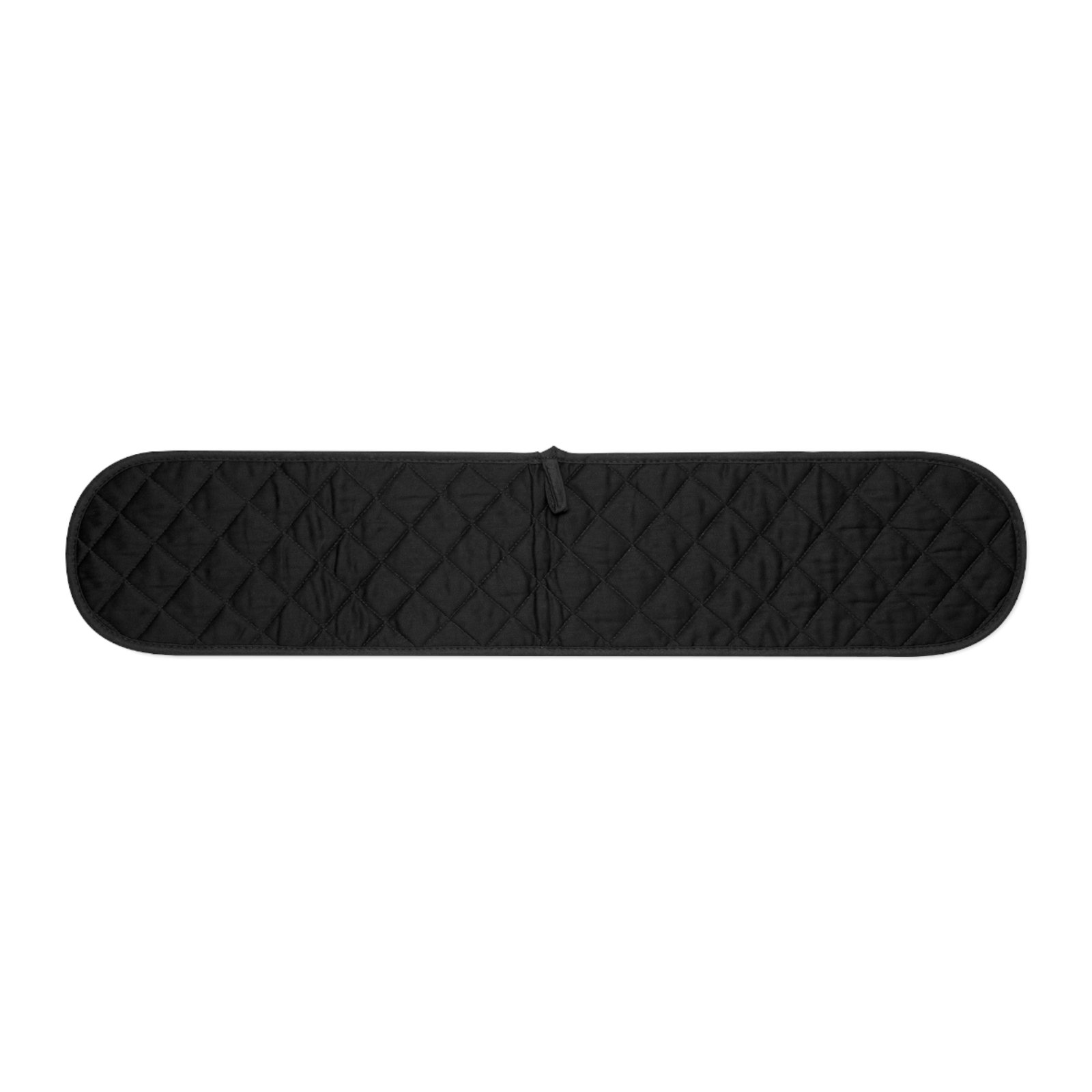 The Bake Keeper Personalized Oven Mitts | Black Double Pocket Oven Mitt with Custom Name - Image 3