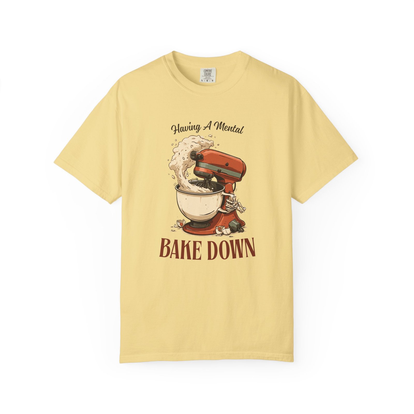 Having A Mental Bake Down Shirt, Funny Halloween Baking Tee, Skeleton Stand Mixer Shirt, Fall Baking Sweatshirt, Gift for Baker - Image 5