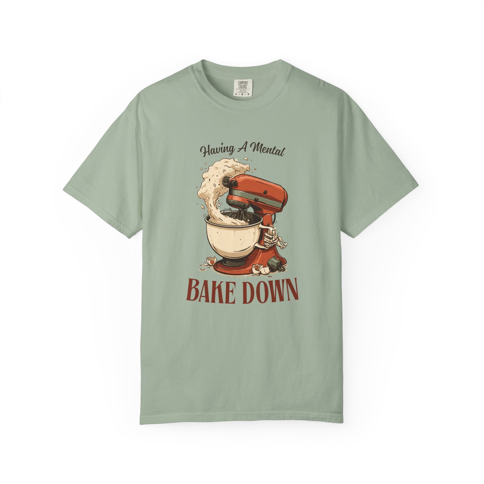 Having A Mental Bake Down Shirt, Funny Halloween Baking Tee, Skeleton Stand Mixer Shirt, Fall Baking Sweatshirt, Gift for Baker - Image 6