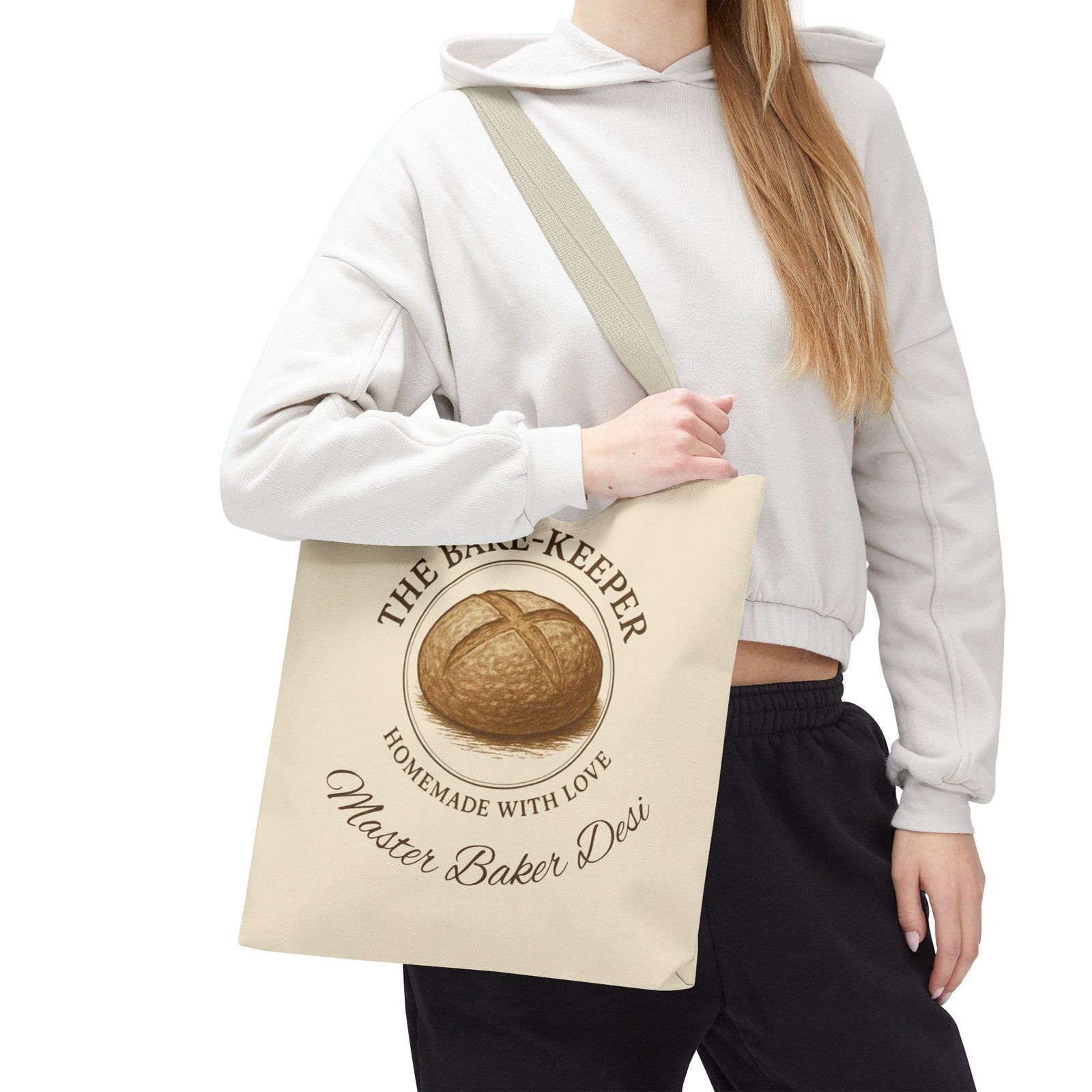 Personalized Tote — "The Bake-Keeper" Homemade Bread Tote Bag - Image 7