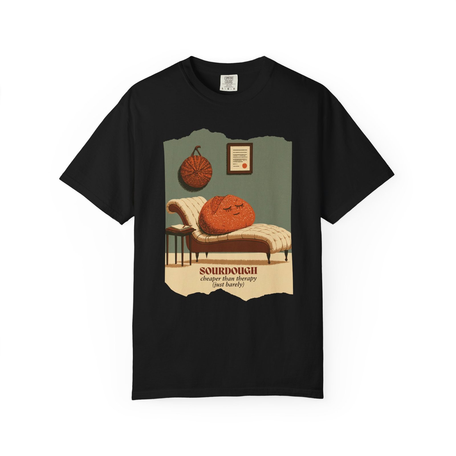 Sourdough Cheaper Than Therapy Shirt, Funny Sourdough Baking Tee, Bread Baker Gift, Sourdough Is My Therapy Shirt, Baking Humor T-Shirt - Image 11
