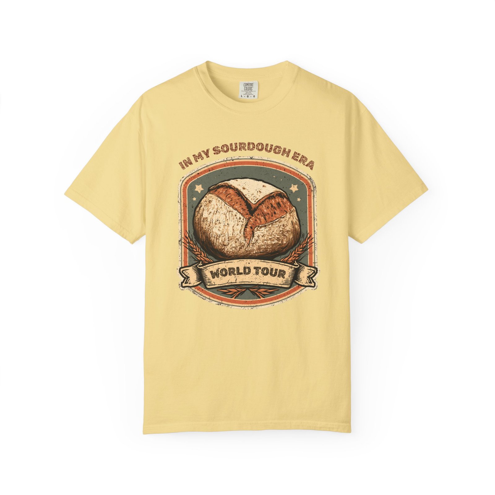 In My Sourdough Era Shirt, Vintage World Tour Bread Tee, Retro Concert Style Sourdough Shirt, Baker Gift, Feed Stretch Fold Proof Bake - Image 8