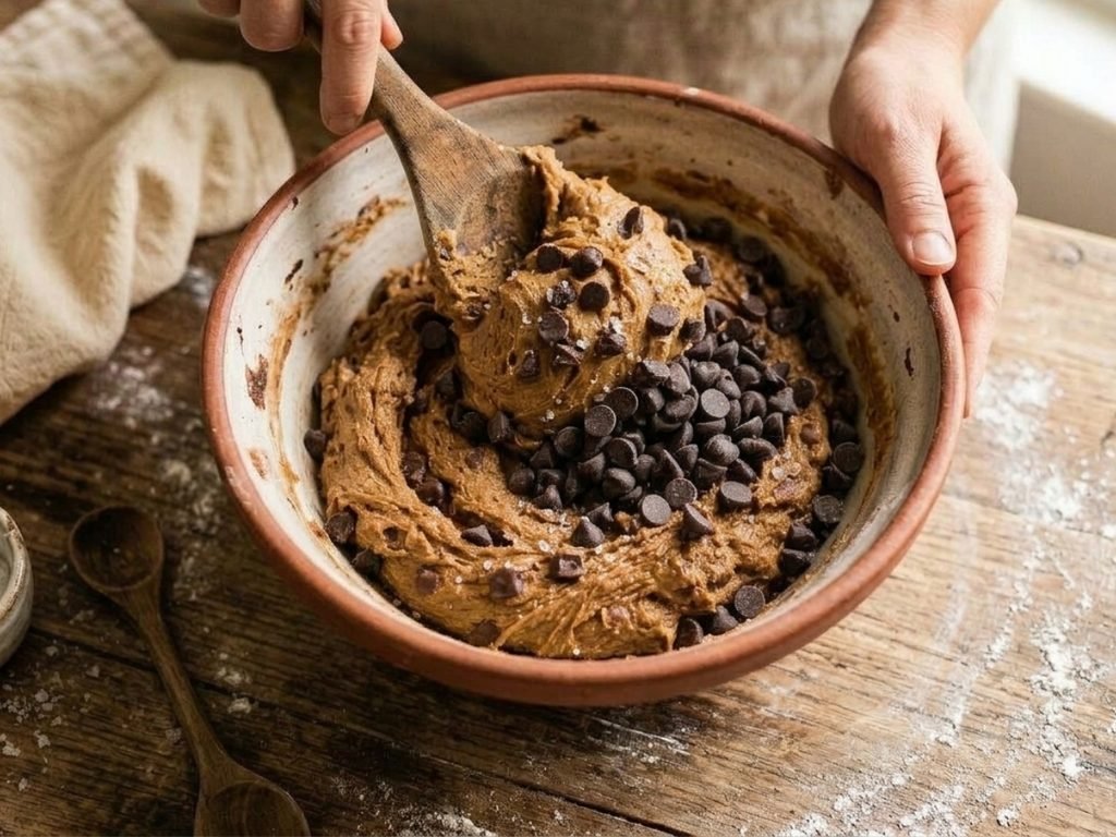 Fold in the chocolate chips (photo 1 of 2)