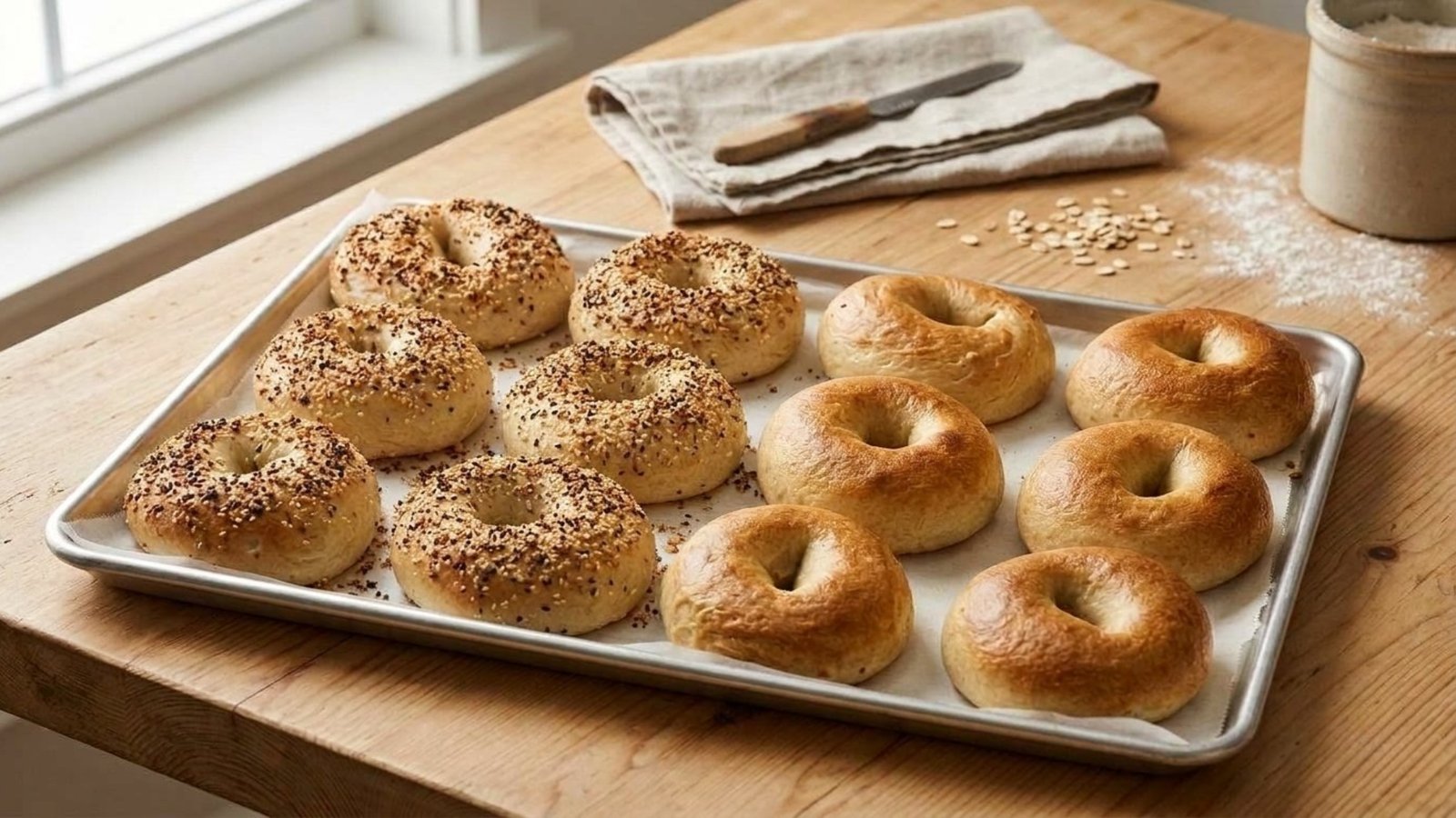 Classic Sourdough Bagels (5)