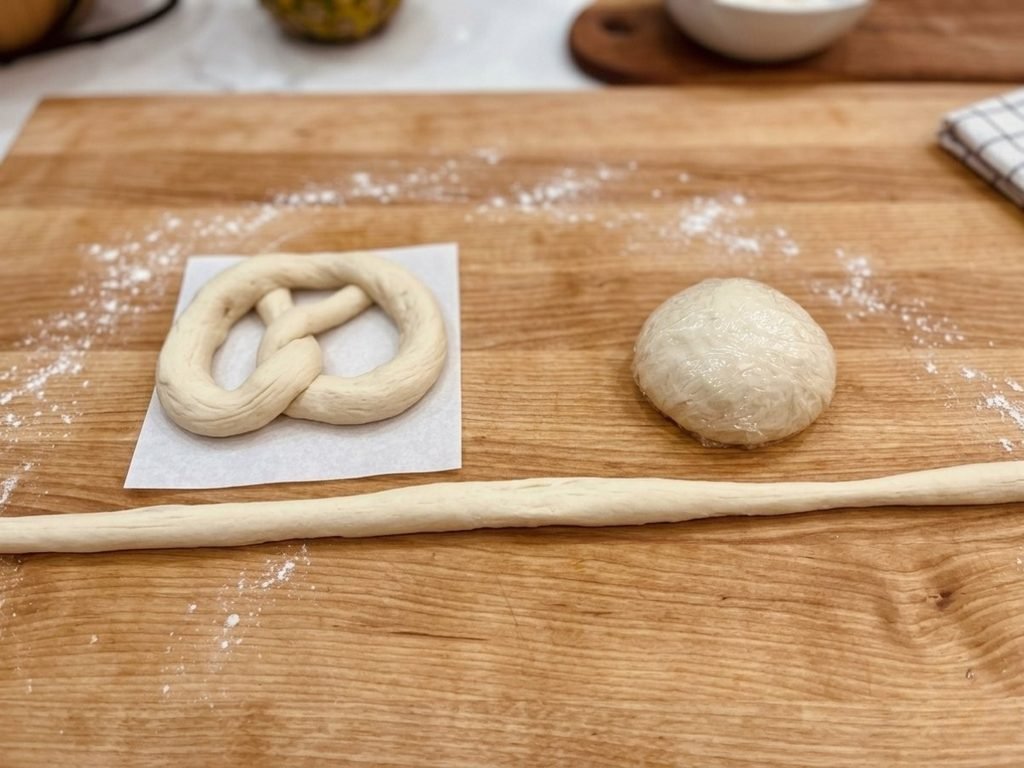 Roll and twist into pretzels (photo 1 of 5)