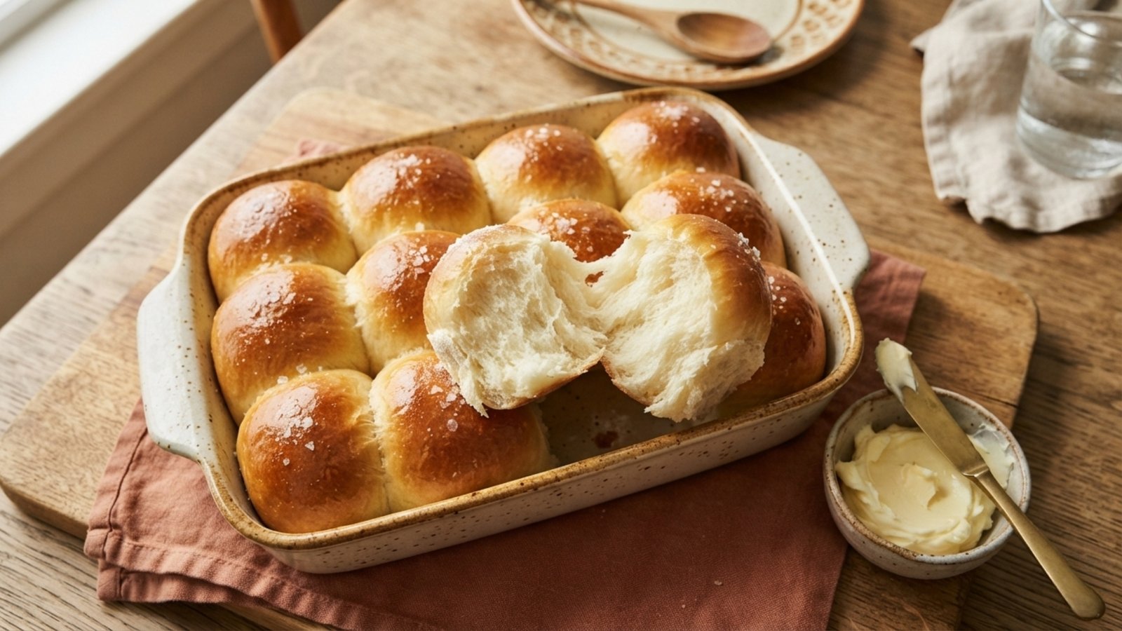 Japanese Milk Bread Dinner Rolls (Shokupan Rolls)