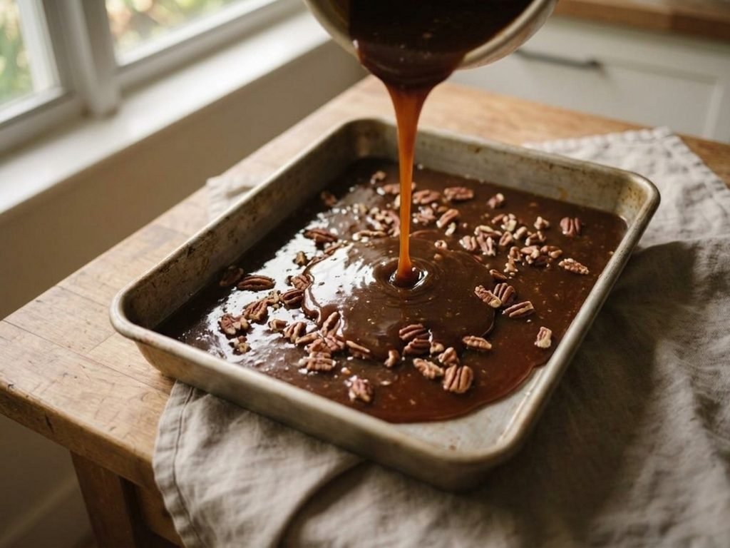 Make the sticky topping
