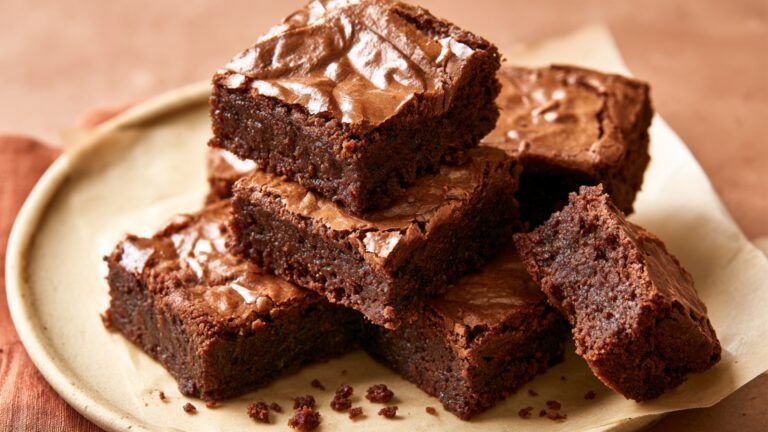 One-Bowl Fudgy Brownies (4)