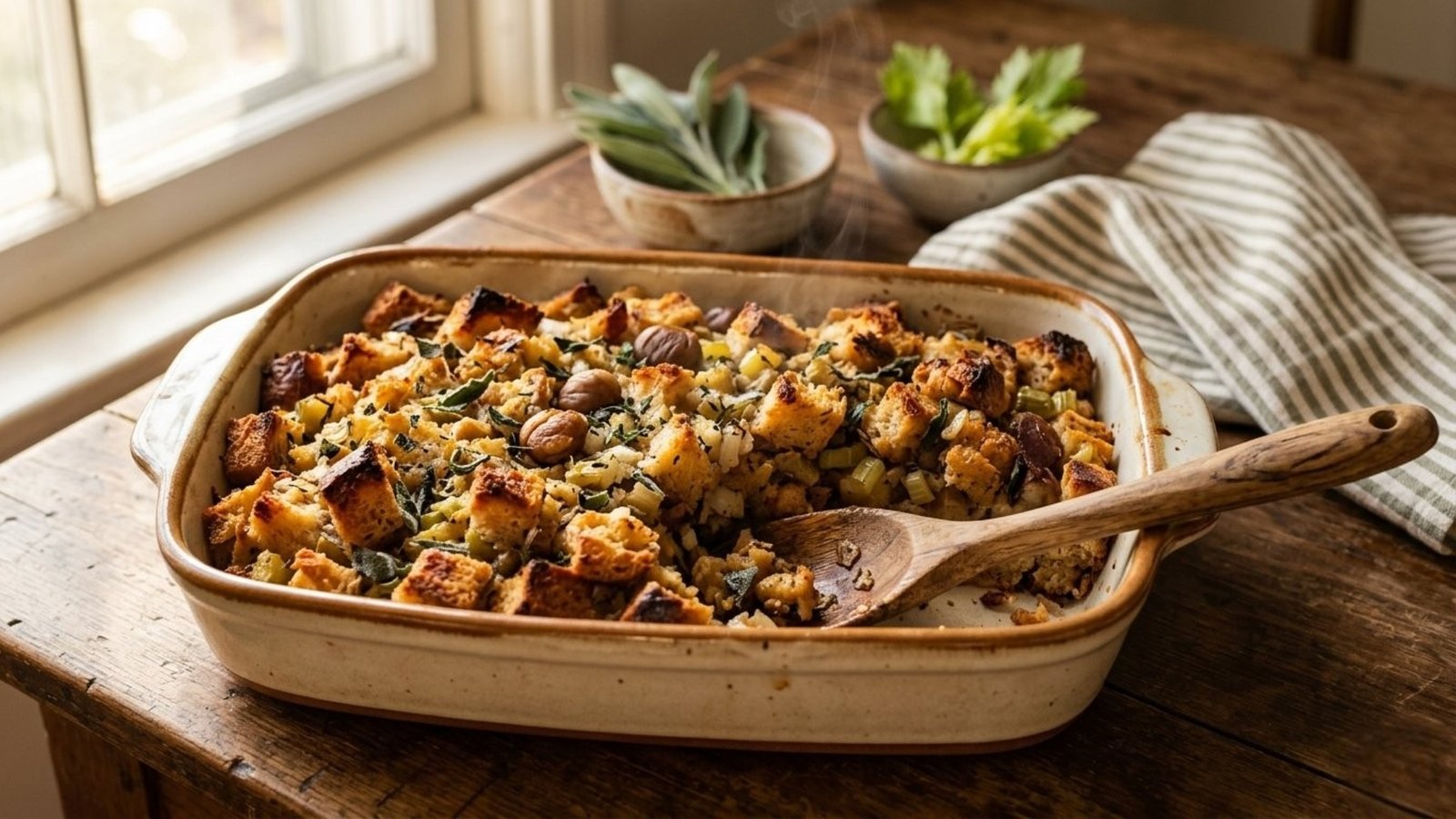 Sourdough Bread Stuffing