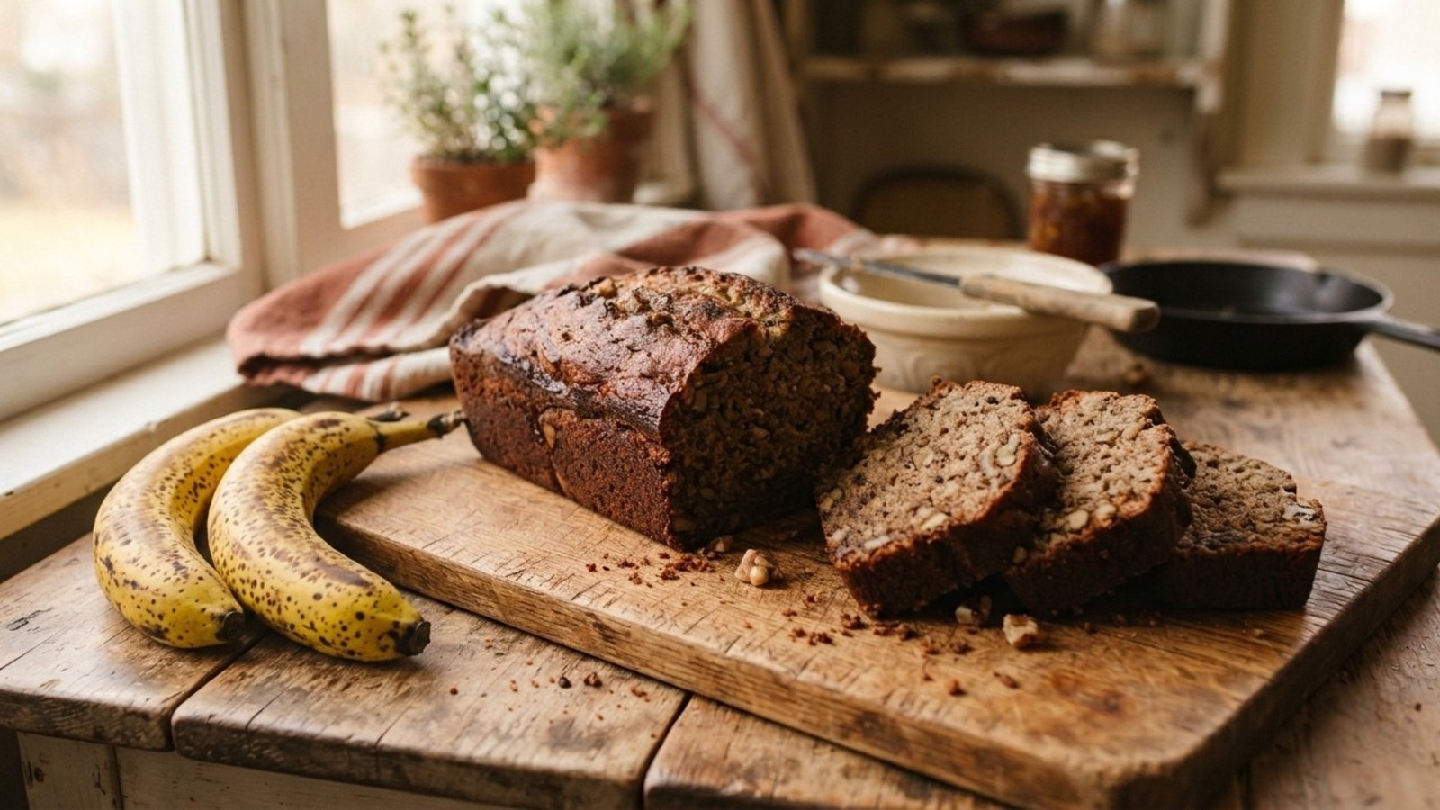 Sourdough Discard Banana Bread