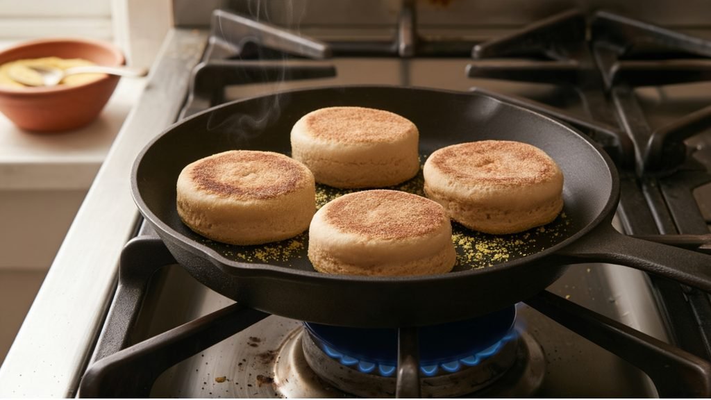 Sourdough English Muffins
