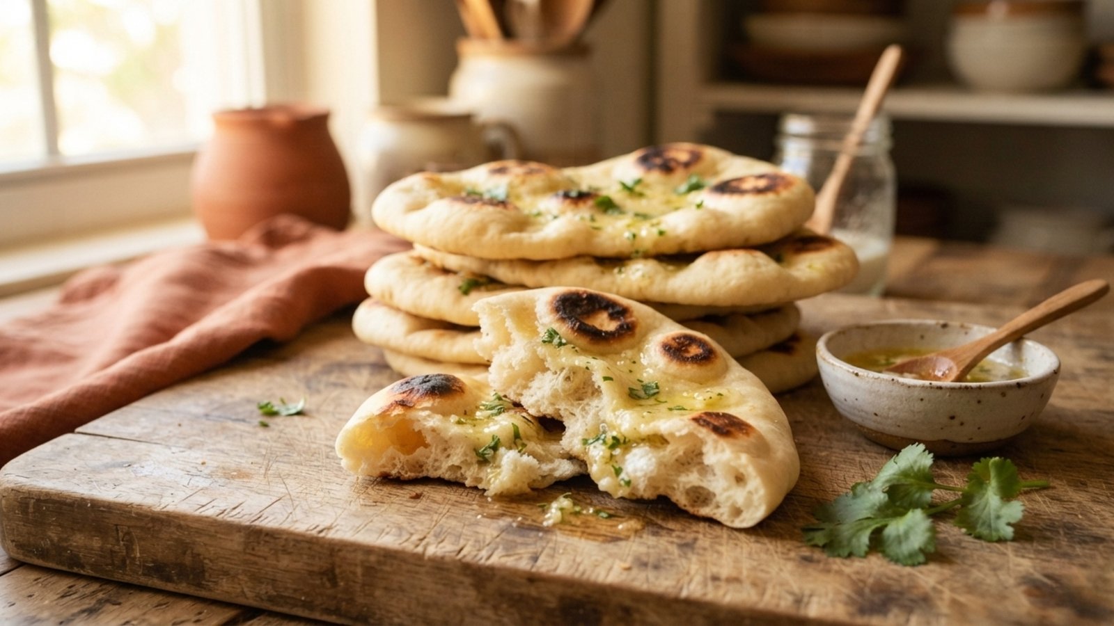 Sourdough Naan