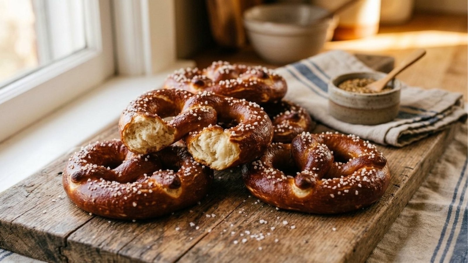 Sourdough Pretzels