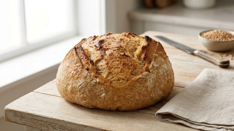 Whole Wheat Sourdough Loaf