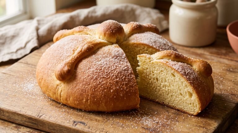 Sourdough Pan de Muerto