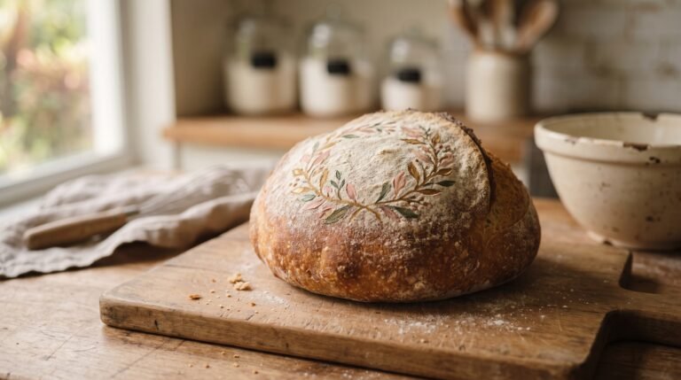 Painted Sourdough Boule